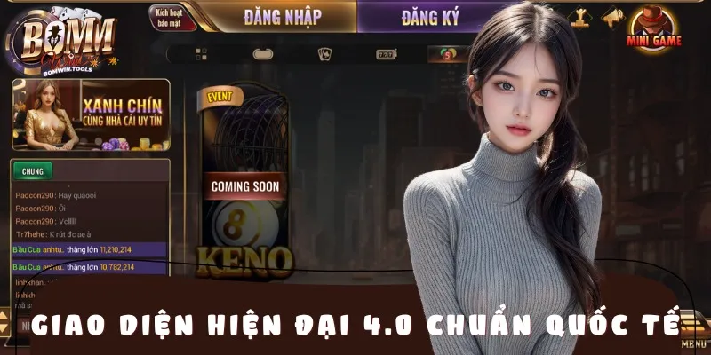 Giao diện được coi là một trong những thế mạnh hàng đầu của BOMWIN