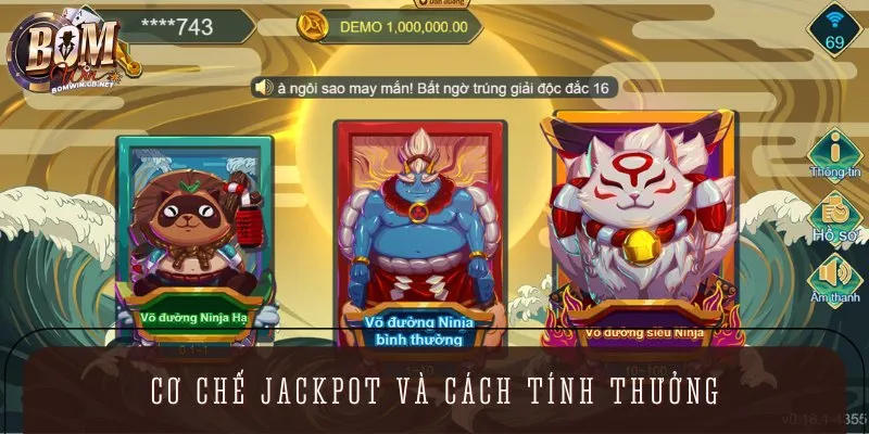 Cơ chế tính tiền thưởng được thiết lập trong Câu cá Ninja