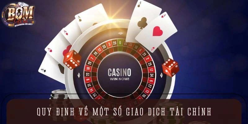 Nguyên tắc liên quan đến giao dịch tài chính