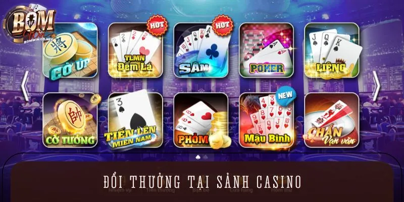 Đổi thưởng tại sảnh casino
