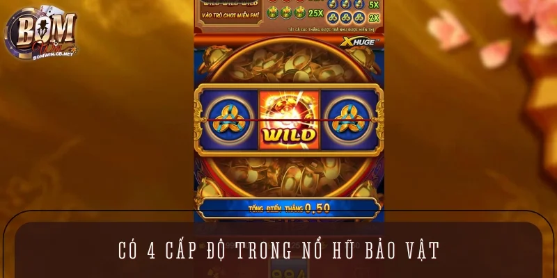 Có đến 4 cấp độ Jackpot trong trò chơi